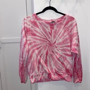 Pink Tie Dye Hardtail crewneck